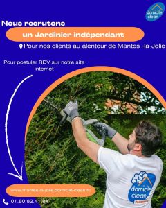 RECRUTEMENT JARDINIER !